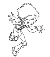 coloriage Arthur et les Minimoys plane